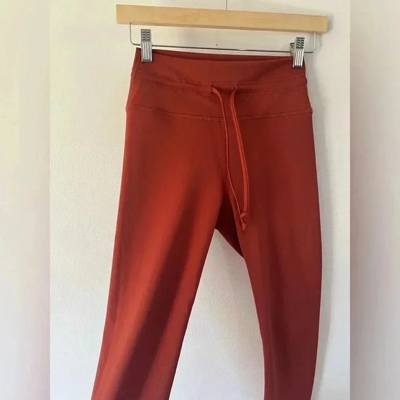 IVL Collective Red Women's Drawcord Pull-On Active Leggings Size 4 - Picture 4 of 8